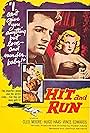 Vince Edwards and Cleo Moore in Hit and Run (1957)