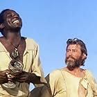 Peter O'Toole and Richard Roundtree in Man Friday (1975)