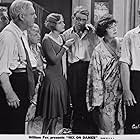 Robert Ames, Mae Clarke, Maude Fulton, William Harrigan, George MacFarlane, and Grace Wallace in Nix on Dames (1929)