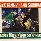 Jack Benny, Percy Kilbride, and Ann Sheridan in George Washington Slept Here (1942)
