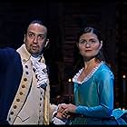 Lin-Manuel Miranda and Phillipa Soo in Hamilton (2020)