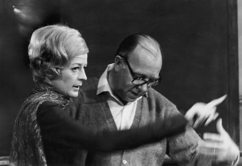 Maggie Smith and Ronald Neame