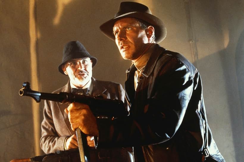 Sean Connery and Harrison Ford in Indiana Jones and the Last Crusade (1989)