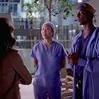 Margo Harshman, Sandra Oh, and Isaiah Washington in Grey's Anatomy (2005)