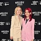 Saoirse Ronan and Scarlett Curtis at an event for The Seagull (2018)