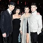 Tom Sturridge, Alexa Chung, and Louis Partridge