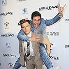 Zac Efron and Adam Devine at an event for Mike and Dave Need Wedding Dates (2016)