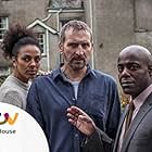 Christopher Eccleston, Paterson Joseph, and Marsha Thomason in Safe House (2015)