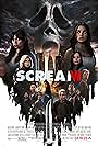 Dermot Mulroney, Courteney Cox, Hayden Panettiere, Tony Revolori, Liana Liberato, Josh Segarra, Mason Gooding, Samara Weaving, Melissa Barrera, Jenna Ortega, Jasmin Savoy Brown, Jack Champion, and Devyn Nekoda in Scream VI (2023)