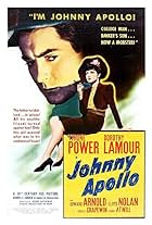 Tyrone Power and Dorothy Lamour in Johnny Apollo (1940)