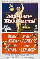 James Cagney, Henry Fonda, Jack Lemmon, and William Powell in Mister Roberts (1955)