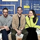 Rebecca Hall, David Bruckner, and Evan Jonigkeit at an event for The IMDb Studio at Acura Festival Village (2020)