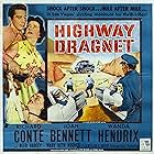 Joan Bennett, Richard Conte, and Wanda Hendrix in Highway Dragnet (1954)