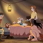 Mark Harmon, Olivia d'Abo, Jeff Bennett, Bill Fagerbakke, and Michael T. Weiss in The Legend of Tarzan (2001)