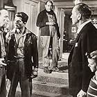 Humphrey Bogart, Richard Eyer, Fredric March, Dewey Martin, Robert Middleton, and Martha Scott in The Desperate Hours (1955)
