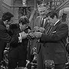 Stanley Adams, John Astin, Vito Scotti, and Frank Wilcox in The Addams Family (1964)