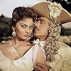 Sophia Loren and Vittorio De Sica in The Miller's Beautiful Wife (1955)