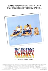 Nicolas Cage and Holly Hunter in Raising Arizona (1987)