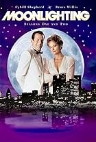 Bruce Willis and Cybill Shepherd in Moonlighting (1985)