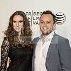 Simon Lee Phillips and Roanna Cochrane attending the Tribeca Film Festival for Now: In the Wings on a World Stage