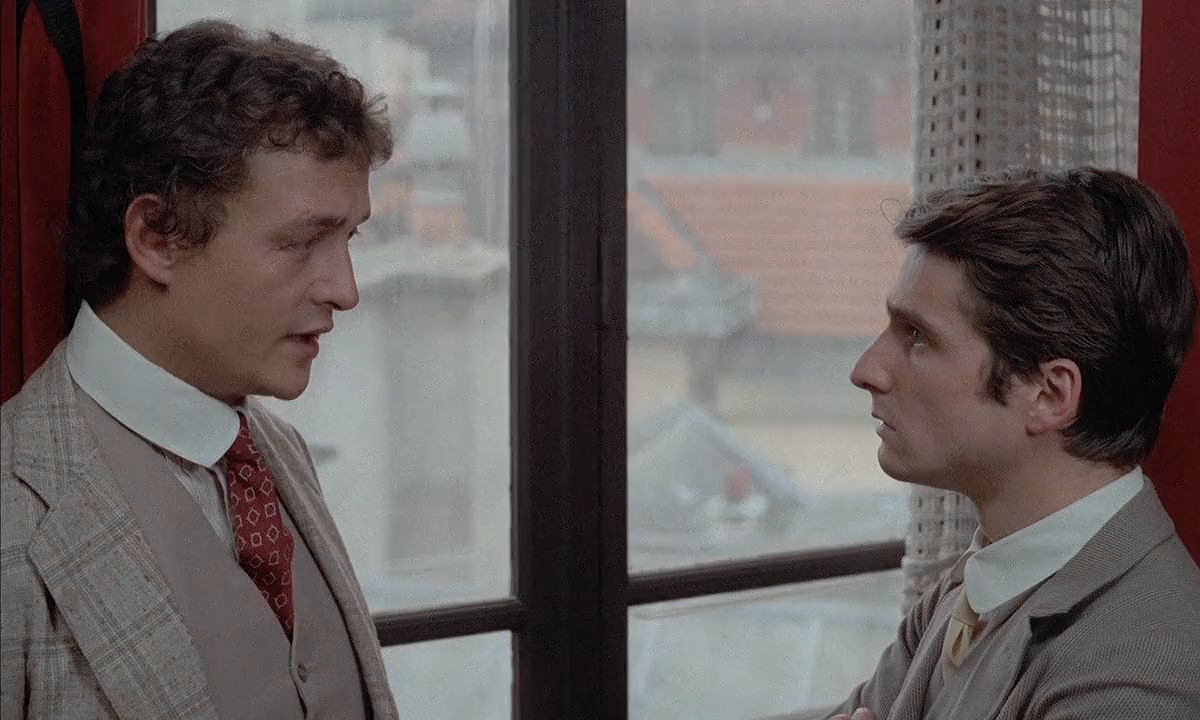 Jean-Pierre Léaud and Philippe Léotard in Two English Girls (1971)