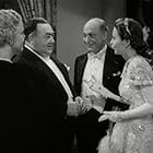 Barbara Stanwyck, Janet Beecher, Eric Blore, and Eugene Pallette in The Lady Eve (1941)