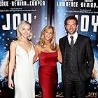 Bradley Cooper, Joy Mangano, and Jennifer Lawrence in Joy (2015)
