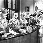 Carmen Miranda, Vivian Blaine, Perry Como, and Phil Silvers in If I'm Lucky (1946)