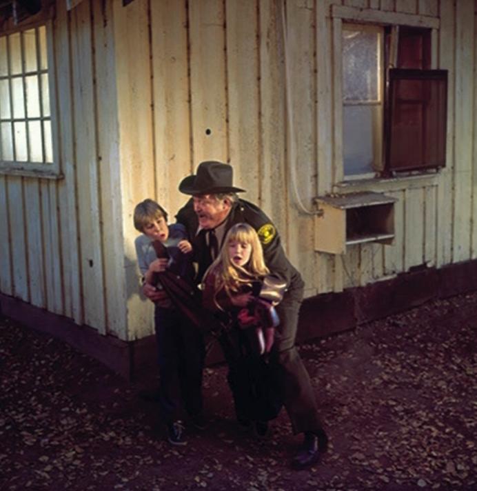 Kim Richards, Walter Barnes, and Ike Eisenmann in Escape to Witch Mountain (1975)