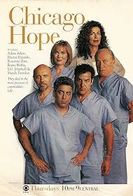 Hector Elizondo, Mandy Patinkin, Roma Maffia, Adam Arkin, Roxanne Hart, and E.G. Marshall in Chicago Hope (1994)