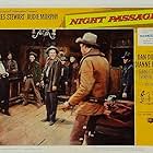 James Stewart, Jack Elam, Audie Murphy, Dan Duryea, Tommy Cook, John Daheim, Chuck Roberson, Boyd Stockman, and Henry Wills in Night Passage (1957)