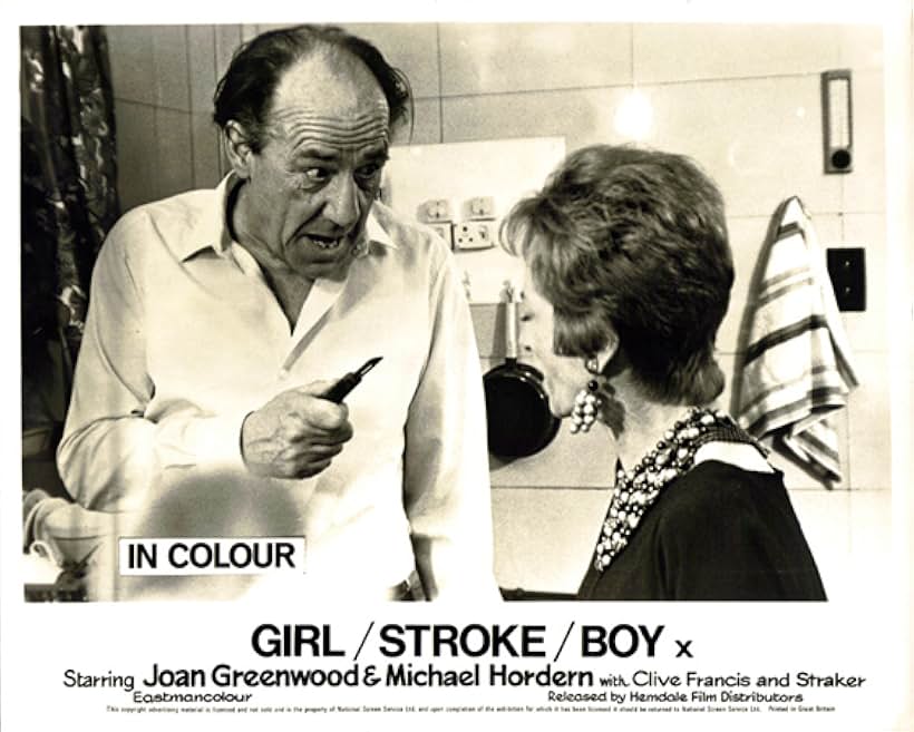 Joan Greenwood and Michael Hordern in Girl Stroke Boy (1971)
