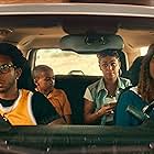 Queen Latifah, Ludacris, Shaun Dixon, and Mychala Lee in End of the Road (2022)