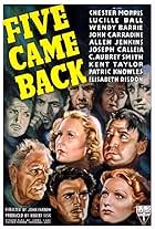 Lucille Ball, John Carradine, Wendy Barrie, Joseph Calleia, Allen Jenkins, Patric Knowles, Chester Morris, Elisabeth Risdon, C. Aubrey Smith, and Kent Taylor in Five Came Back (1939)