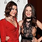 Lizzy Caplan and Alison Brie at an event for Save the Date (2012)