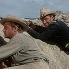 Richard Anderson and John Lupton in Escape from Fort Bravo (1953)