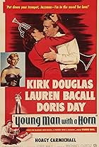 Lauren Bacall, Doris Day, Kirk Douglas, and Hoagy Carmichael in Young Man with a Horn (1950)
