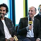 Armando Iannucci, Hugh Laurie, and Dev Patel at an event for The Personal History of David Copperfield (2019)