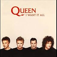 Roger Taylor, Brian May, Freddie Mercury, John Deacon, and Queen in Queen: I Want It All (1989)