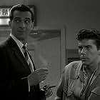 Robert Arden and Lee Patterson in Spin a Dark Web (1956)