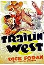 Dick Foran and Paula Stone in Trailin' West (1936)