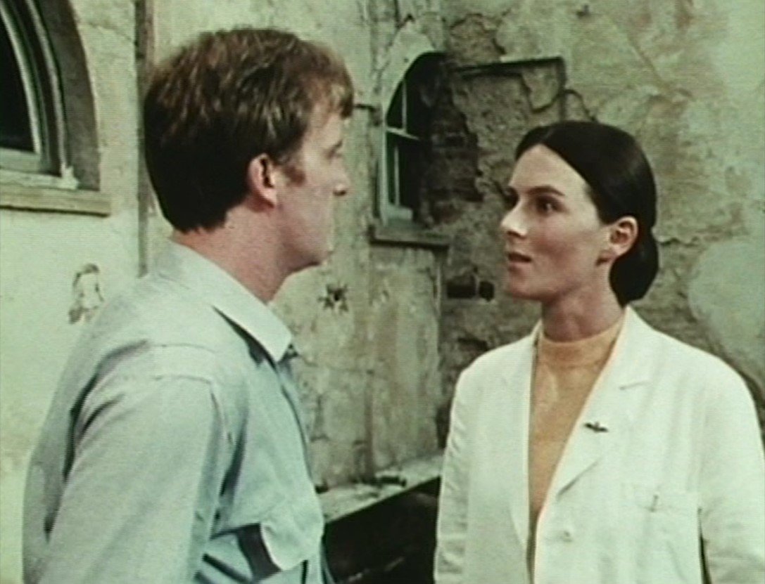 Susan Jameson and Dennis Waterman in In the Face of the Enemy (1973)