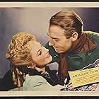 Randolph Scott and Ann Dvorak in Abilene Town (1946)