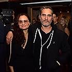 Joaquin Phoenix and Rain Phoenix at an event for River (2015)