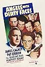 Humphrey Bogart, Pat O'Brien, Gabriel Dell, Leo Gorcey, Huntz Hall, Billy Halop, Bobby Jordan, Bernard Punsly, and The Dead End Kids in Angels with Dirty Faces (1938)