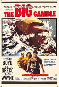 Stephen Boyd, Juliette Gréco, and David Wayne in The Big Gamble (1961)