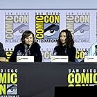 Maurissa Tancharoen, Jeff Bell, Jeff Ward, and Jed Whedon at an event for Agents of S.H.I.E.L.D. (2013)