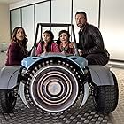 Connor Esterson, Zachary Levi, Gina Rodriguez, and Everly Carganilla in Spy Kids: Armageddon (2023)