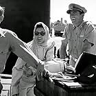 Fred Astaire, Gregory Peck, Ava Gardner, and Stanley Kramer in On the Beach (1959)