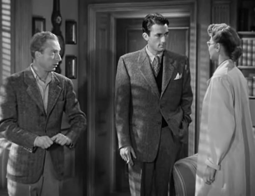 Ingrid Bergman, Gregory Peck, and Norman Lloyd in Spellbound (1945)